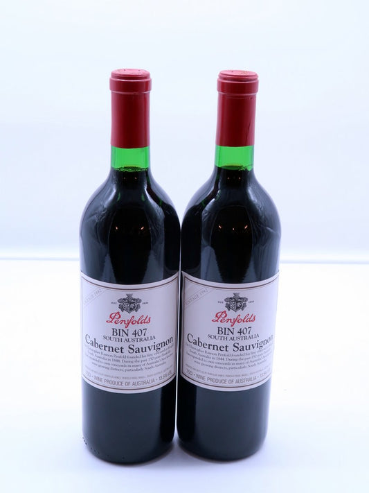 Penfolds Bin 407 Cabernet Sauvignon 1992 (750ml)