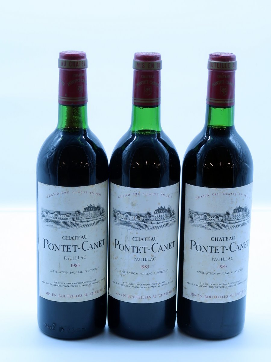 Chateau Pontet Canet 1983 (750ml)