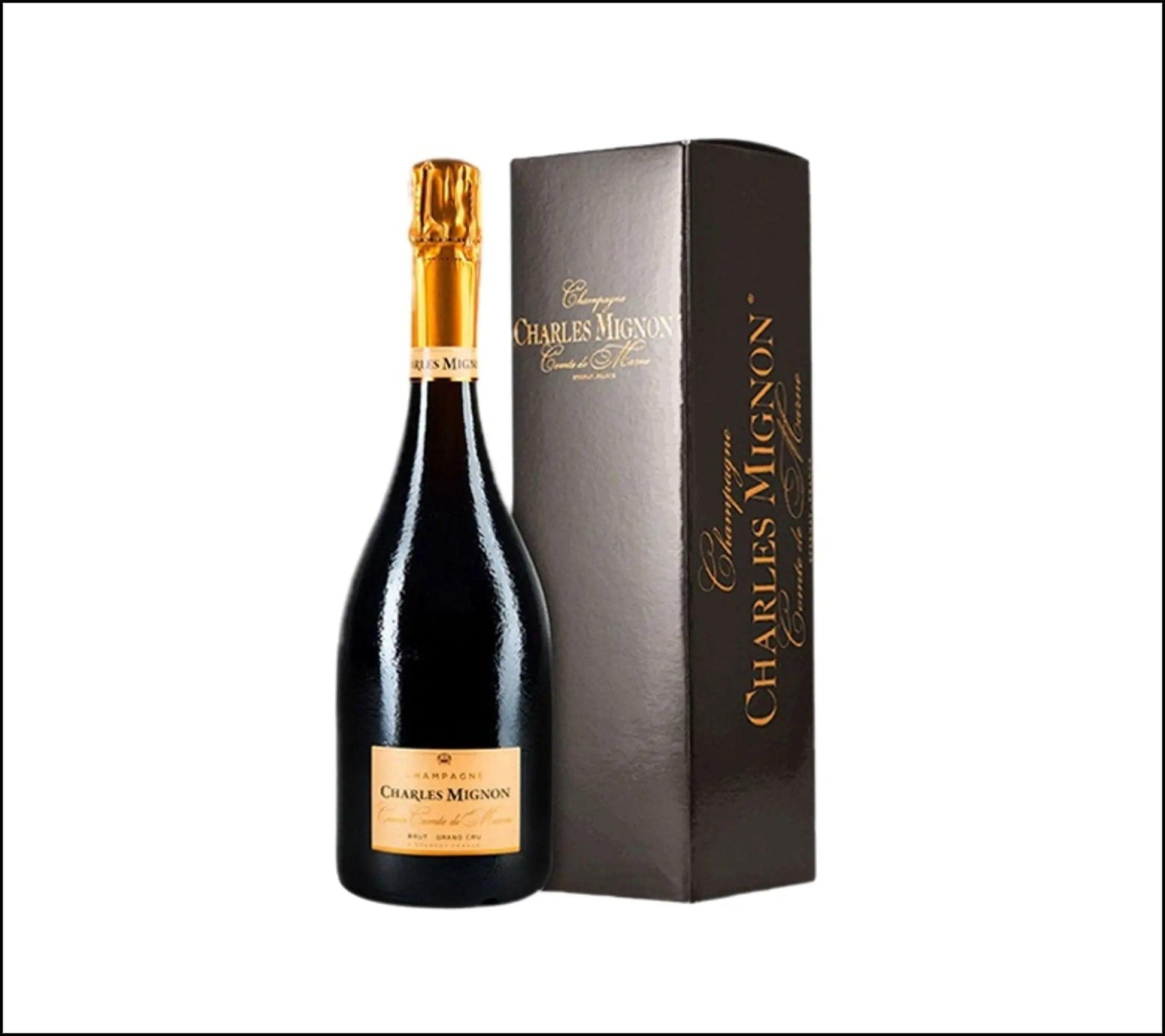 Charles Mignon Cuv? Comte de Marne Grand Cru N.V. with Giftbox (1x75cl) - TwoMoreGlasses.com